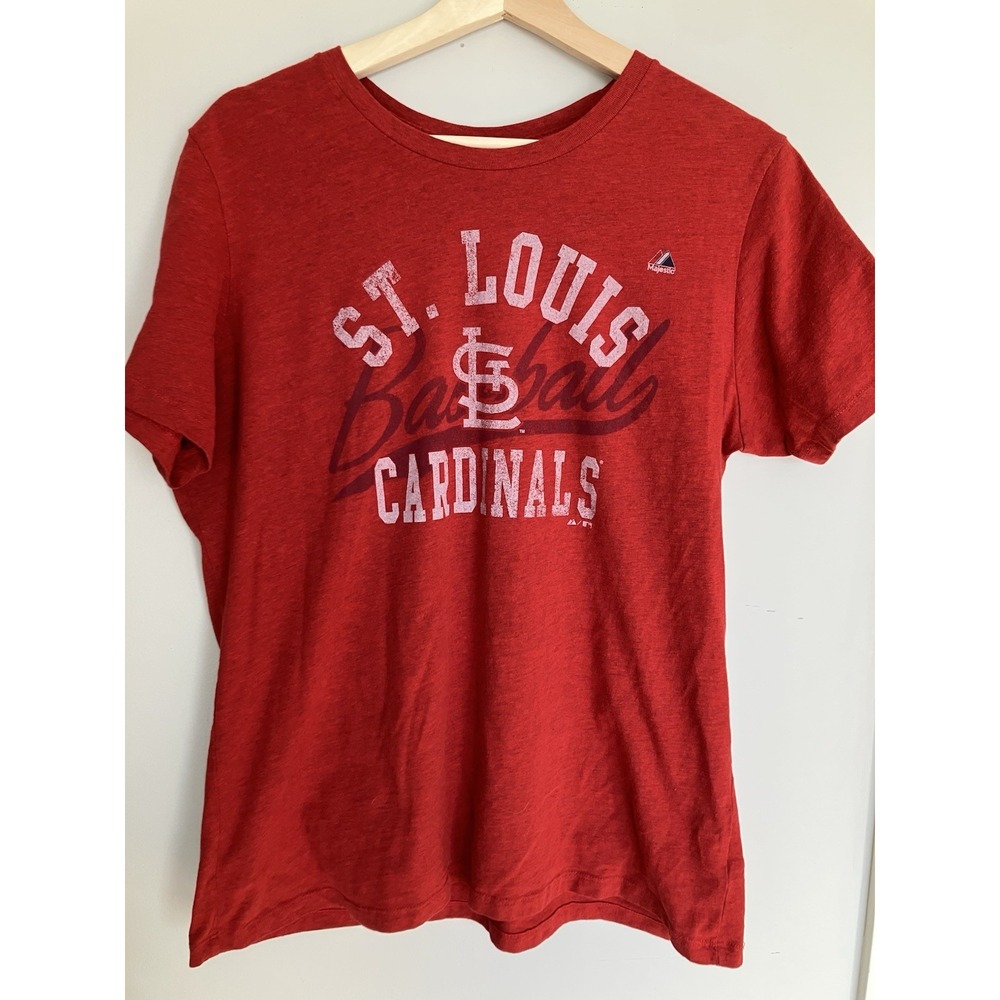 Majestic St. Louis Cardinals Baseball T-Shirt – Red – Size 2XL – MLB Licensed